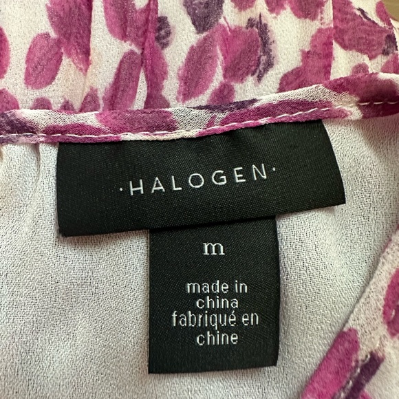 Halogen sleeveless purple blouse | Medium - Picture 6 of 6